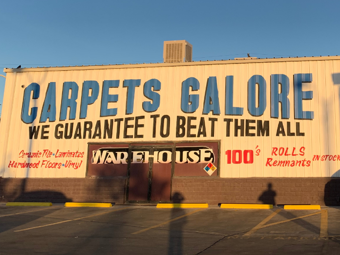 Carpets Galore exterior showroom in Las Vegas, NV
