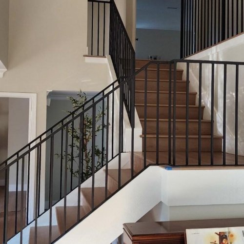 Wood flooring on a staircase in Las Vegas