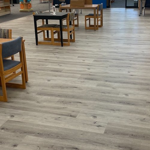 New floors in a Las Vegas library